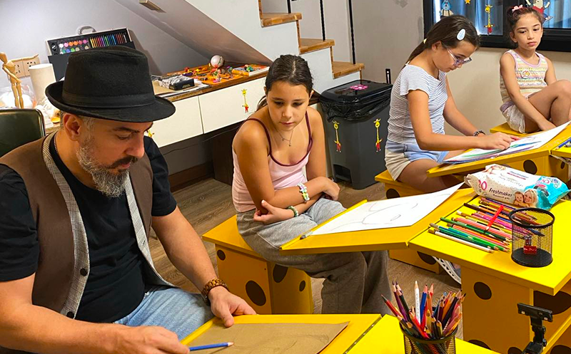 ხატვის, ფერწერის, კომპოზიციის, აპლიკაციის, პლასტელინით ძერწვისა და თიხის გაკვეთილები ბავშვებისთვის image 5