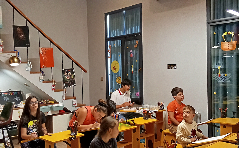 ხატვის, ფერწერის, კომპოზიციის, აპლიკაციის, პლასტელინით ძერწვისა და თიხის გაკვეთილები ბავშვებისთვის image 1