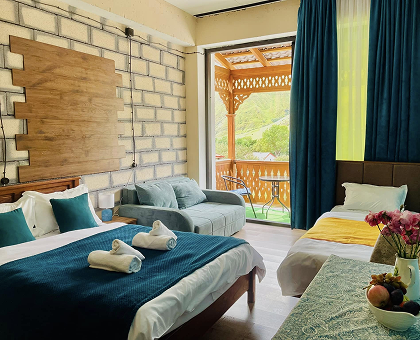 სტეფანწმინდა - ნომრები 2,3 ან 4 სტუმარზე