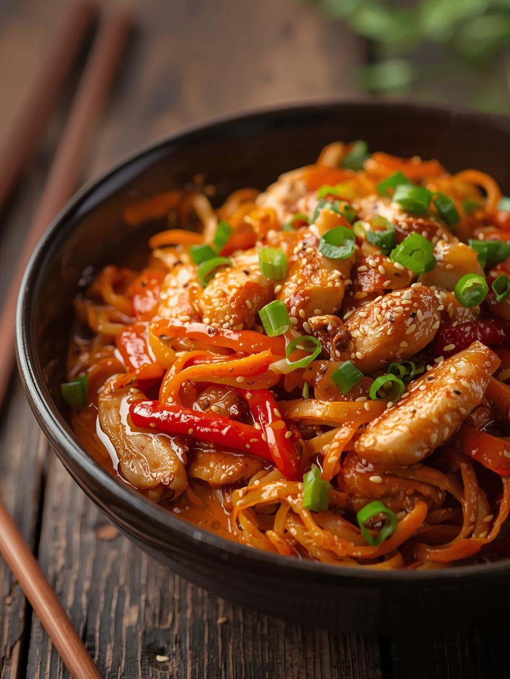 დააგემოვნე ატრია ქათმის ხორცით - სვით-ჩილი სოუსით