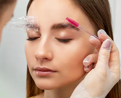Eyebrow correction and lamination