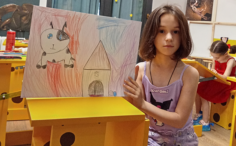 ხატვის, ფერწერის, კომპოზიციის, აპლიკაციის, პლასტელინით ძერწვისა და თიხის გაკვეთილები ბავშვებისთვის image 11