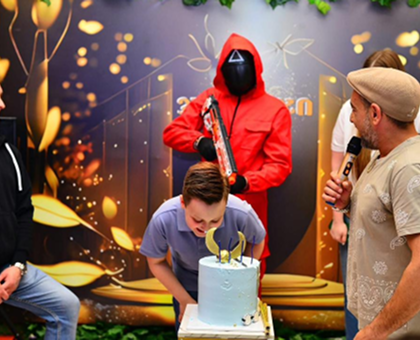 დაბადების დღის პროგრამა 25+1 ბავშვზე