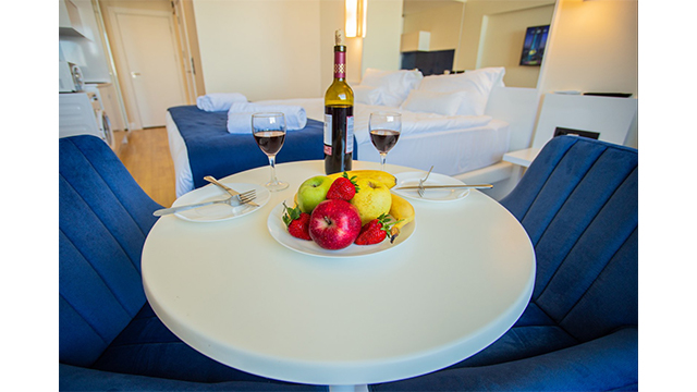 5 ლარად, 38%-იანი ფასდაკლების Swooper Code-ი, ბინა 2+1 სტუმარზე ბათუმის ბათუმის Orbi Twin Towers-ში image 3