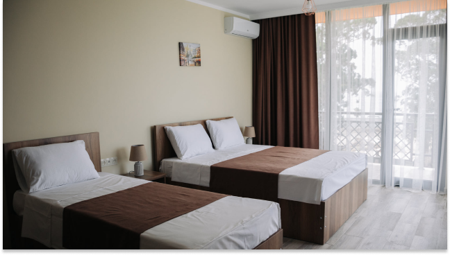 ისარგებლე ფასდაკლებით სასურველ ნომერში განთავსებაზე სასტუმრო სკორპიო | Hotel Scorpio -ში. image 5