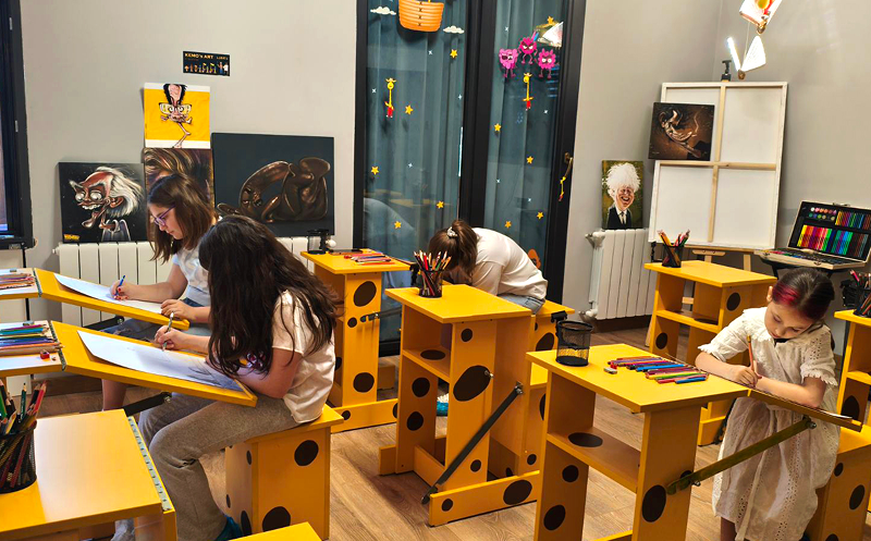 ხატვის, ფერწერის, კომპოზიციის, აპლიკაციის, პლასტელინით ძერწვისა და თიხის გაკვეთილები ბავშვებისთვის image 0