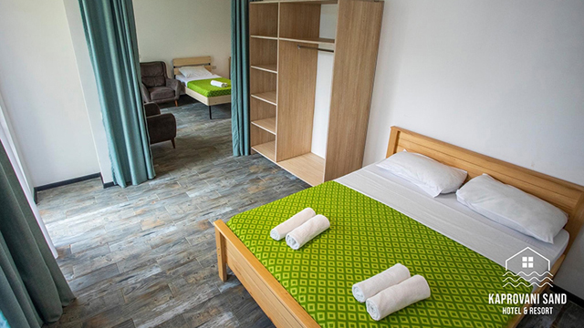ისარგებლე ფასდაკლებით სასტუმროს ნომერზე კაპროვანი სენდი / Kaprovani Sand-ში. image 1