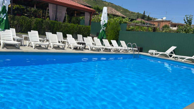 Take advantage of a one-time discount on open-air pool access in Mtskheta from Villa Gio. image 8