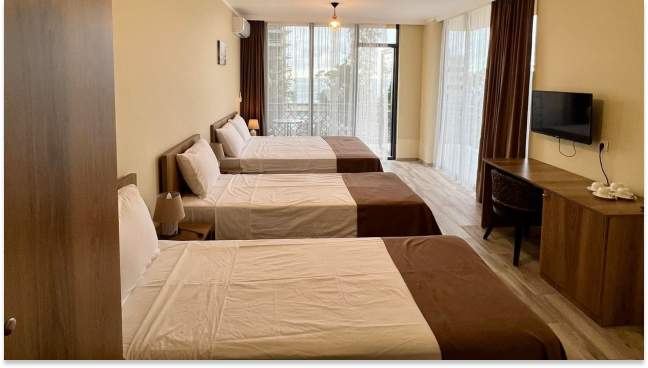 ისარგებლე ფასდაკლებით სასურველ ნომერში განთავსებაზე სასტუმრო სკორპიო | Hotel Scorpio -ში. image 0