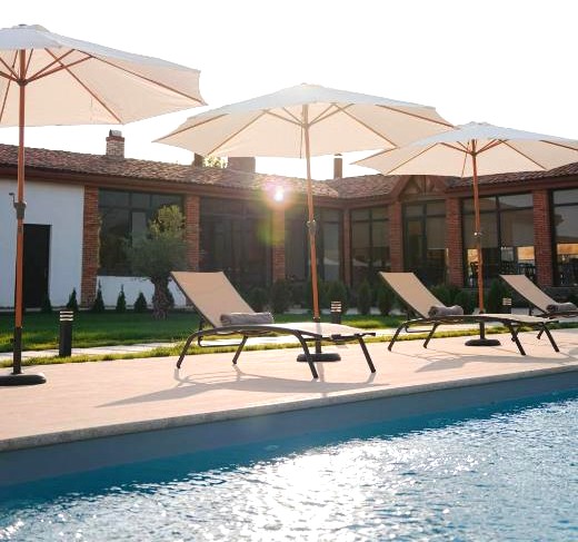 One-time visit to the outdoor swimming pool at Mikheili’s Marani Boutique Hotel 1