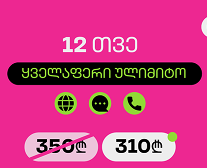 12 თვიანი პრემიუმ პაკეტი