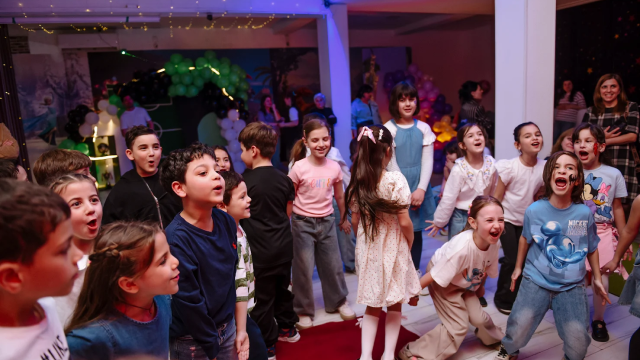 Create a Swooper-fun mood on your birthday at the Make a Wish celebration center. 0