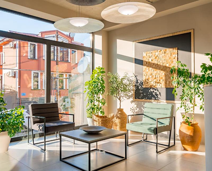 Relax with friends at a 4-star hotel in Tbilisi.