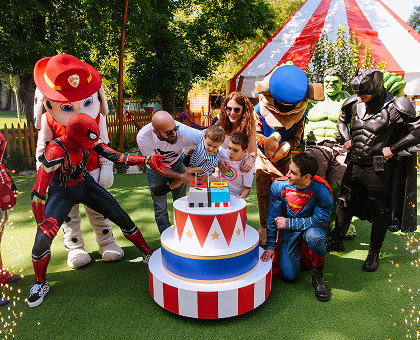 15 ბავშვიანი დაბადების დღე  ვაკის პარკის გულში 