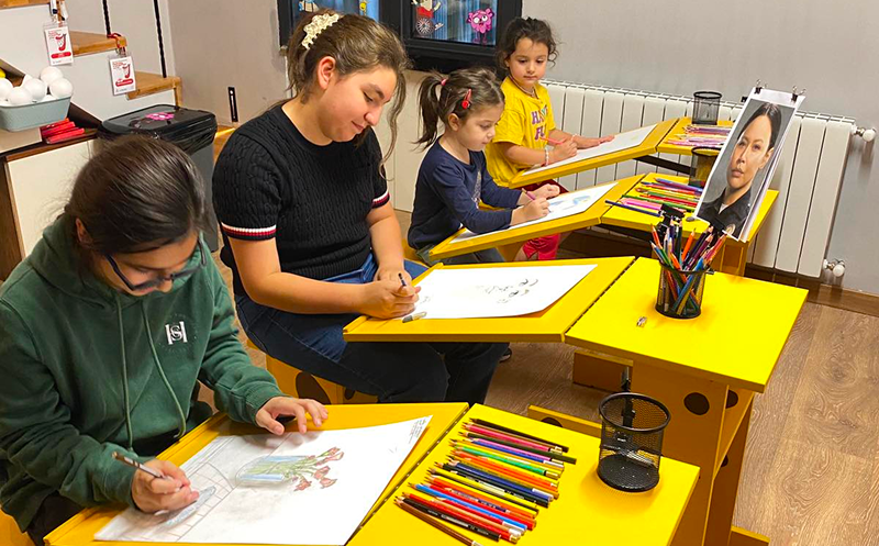 ხატვის, ფერწერის, კომპოზიციის, აპლიკაციის, პლასტელინით ძერწვისა და თიხის გაკვეთილები ბავშვებისთვის image 2