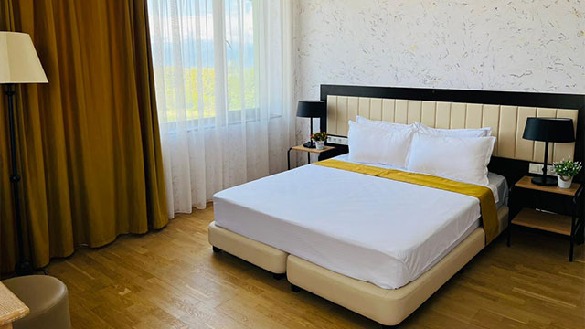 Enjoy a discount on a hotel room for two guests, including breakfast, at Green Hotel ANG. image 0