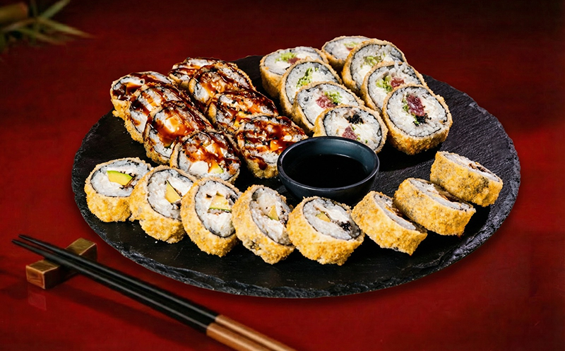 Create an unforgettable culinary experience with friends at Kimono Sushi. 1