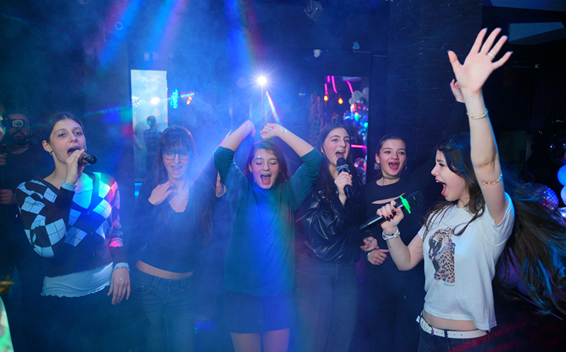 Private Teenage Party for 15, 20, or 25 Guests, featuring a DJ, Karaoke, and Gifts from Bar 28. 1