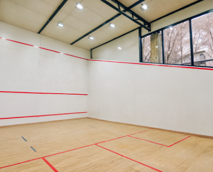 Play on the squash Arena for 30 minutes (Arena I)