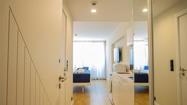 5 ლარად, 38%-იანი ფასდაკლების Swooper Code-ი, ბინა 2+1 სტუმარზე ბათუმის ბათუმის Orbi Twin Towers-ში image 2