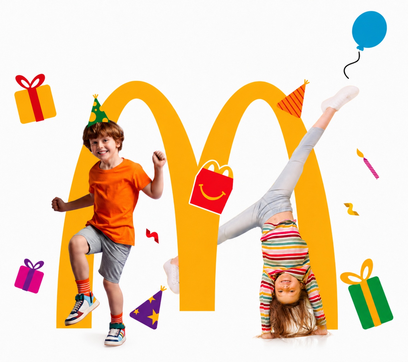 დაბადების დღე მაკდონალდსში - 15 ბავშვზე