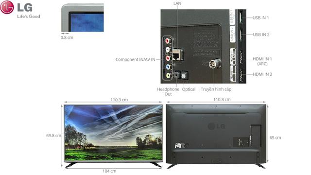ტელევიზორი LG 49LF590T Smart Full HD TV 49 Inch - 1 წლიანი გარანტიით image 2