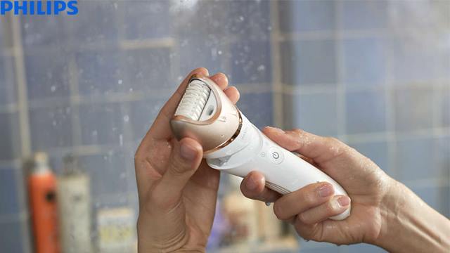 ეპილატორი PHILIPS Satinelle Prestige Wet & dry epilator BRE650/00 - 1 წლიანი გარანტიით image 3