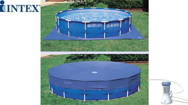 აუზი Intex 56946 Metal Frame Pool 457x122 cm with Filter Pump  image 5