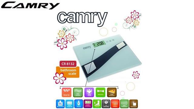 სასწორი Camry Glass CR 8132 - 1 წლიანი გარანტიით image 1