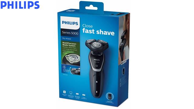 წვერსაპარსი  Philips Shaver series 5000 dry electric shaver S5110/06 MultiPrecision Blade System image 3