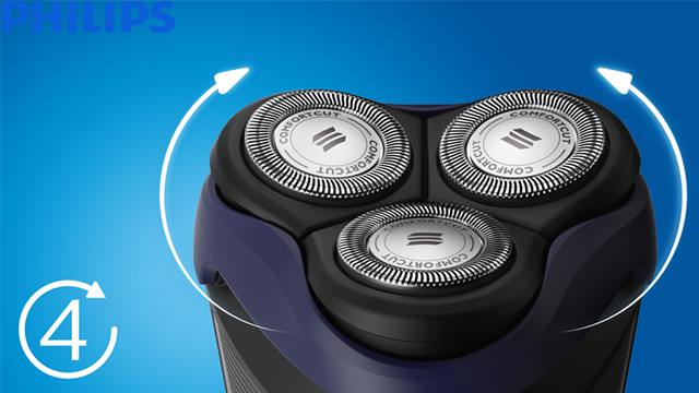 წვერსაპარსი Philips Shaver series 3000 dry electric shaver S3120/06 image 2