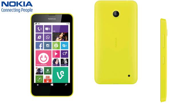 მობილური ტელეფონი Nokia Lumia 630 Dual SIM Yellow - 1 წლიანი გარანტიით image 0