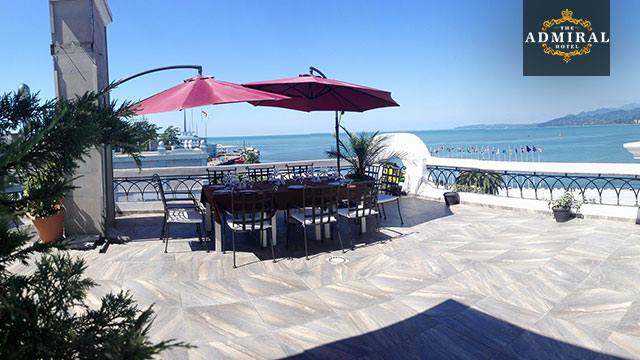 10 ლარად, 37%-იანი ფასდაკლების Swooper Code-ი Delux ტიპის აპარტამენტზე(2+1)+საუზმე ბათუმის პრემიუმ კლასის სასტუმროში «Admiral» image 1