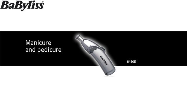 ფრჩხილების მოვლის ნაკრები Babyliss 8480E Professional Manicure and Pedicure Set image 3