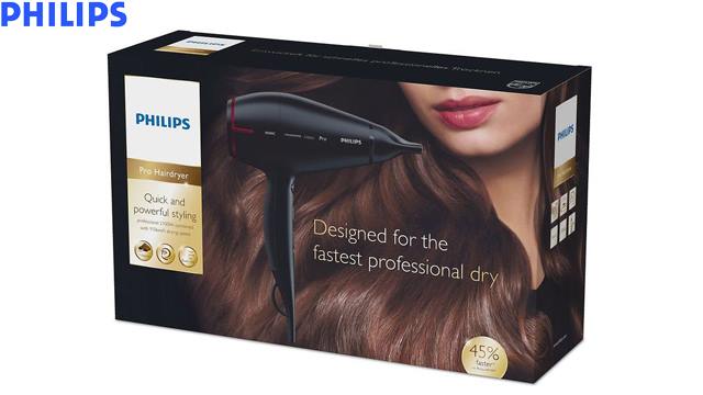 ფენი Philips DryCare Prestige Hairdryer HPS910/00 Pro AC motor 2100W Ionic image 6