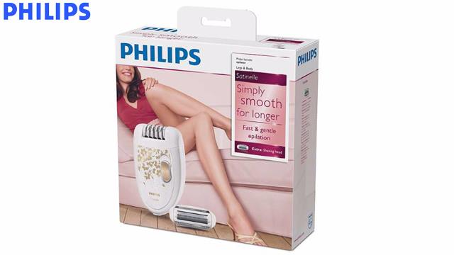 ეპილატორი Philips Satinelle Epilator HP6423/01 Legs & body with shaving head - 2 წლიანი გარანტიით image 2