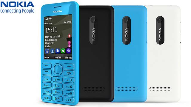 მობილური ტელეფონი Nokia 206 Dual Cyan - 1 წლიანი გარანტიით image 1