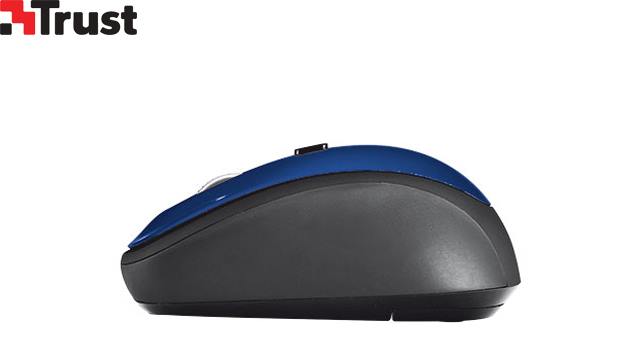 მაუსი TRUST 19663 Yvi Wireless Mouse Flower Blue image 2