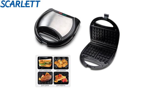 ვაფლის აპარატი SCARLETT SL-TM11501 Waffle Maker image 0
