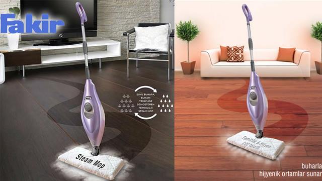 იატაკის ორთქლის საწმენდი fakir Steam mop - 1 წლიანი გარანტიით image 2