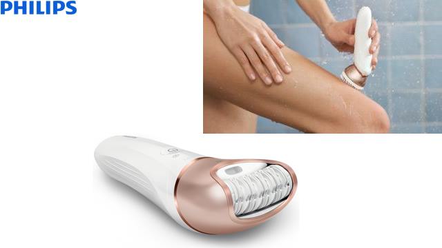 ეპილატორი PHILIPS Satinelle Prestige Wet & dry epilator BRE650/00 - 1 წლიანი გარანტიით image 2
