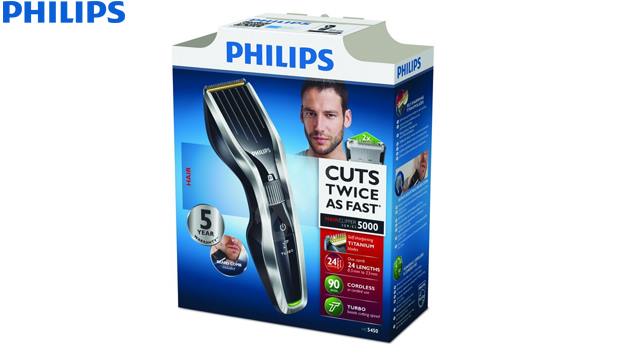 თმის საკრეჭი Philips Series 5000 Hair Clipper HC5450/83 with DualCut Technology image 6