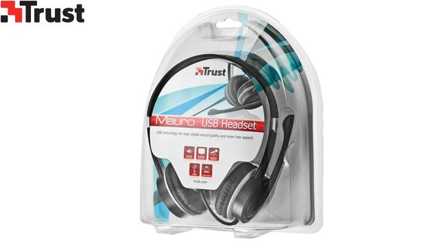 ყურსასმენი TRUST 17591 Mauro USB Headset image 2
