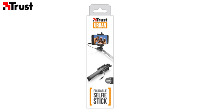 სელფის მონოპოდი TRUST FOLDABLE SELFIE STICK (21194) BLACK - 1 წლიანი  გარანტიით image 0