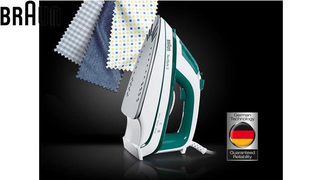 უთო BRAUN TS345 TexStyle 3 Steam Iron - 1 წლიანი გარანტიით image 2