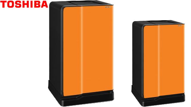 მაცივარი Toshiba GR-E143C (OBK) Refrigerators Orange - 2 წლიანი გარანტიით image 0