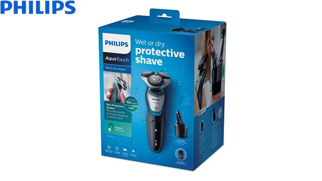 წვერსაპარსი Philips S5400/26 AquaTouch wet and dry electric shaver - 1 წლიანი გარანტიით image 3