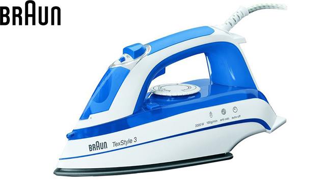 უთო BRAUN TS355 TexStyle 3 Steam Iron - 1 წლიანი გარანტიით image 0