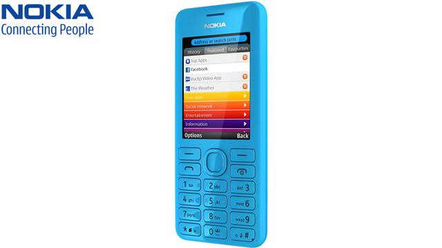 მობილური ტელეფონი Nokia 206 Dual Cyan - 1 წლიანი გარანტიით image 0