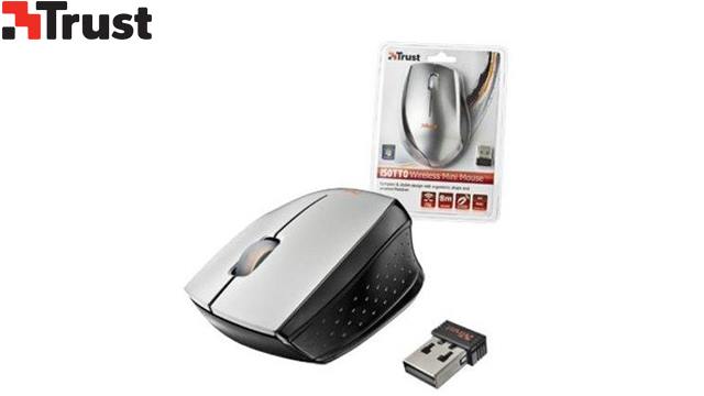 მაუსი TRUST 17233 Isotto Wireless Mini Mouse image 1